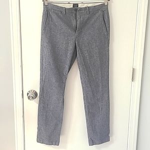 J.Crew 770 Straight Stretch Pant Grey Men's Size 30x30